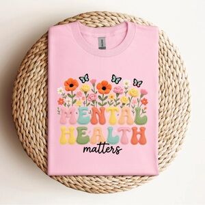 Mental Health Faux Yarn T-Shirt
